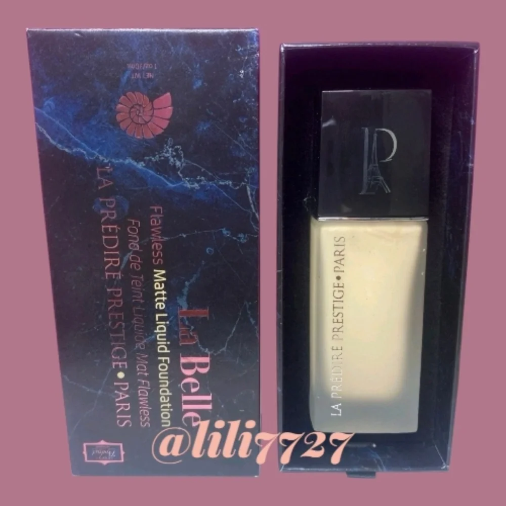 La Predire Prestige Paris La belle Flawless Matte Foundation Shade 1 MSRP 160.00